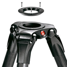 Load image into Gallery viewer, Manfrotto 536 Carbon Fiber Video Tripod with Manfrotto 100mm Half Ball
