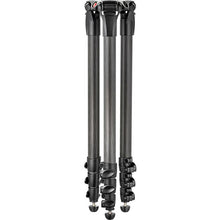 Load image into Gallery viewer, Manfrotto 536 Carbon Fiber Video Tripod with Manfrotto 100mm Half Ball
